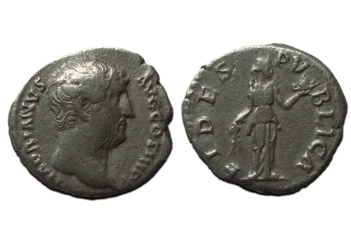 Hadrianus - denarius FIDES PVBLICA (MA2351) Hadrianus - denarius FIDES PVBLICA (MA2351)