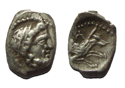 Greek coins - Heracles Laranda with wolf reverse (MA2359)