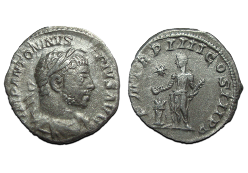 Elagabalus- denarius offerende keizer  (MA2366)