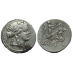 Romeinse republiek - denarius M. VOLTEIUS tweespan met slangen 78 v. Chr. (MA2383)