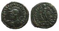 Licinius II - caesar met helm, schild en speer!  (MA2397)