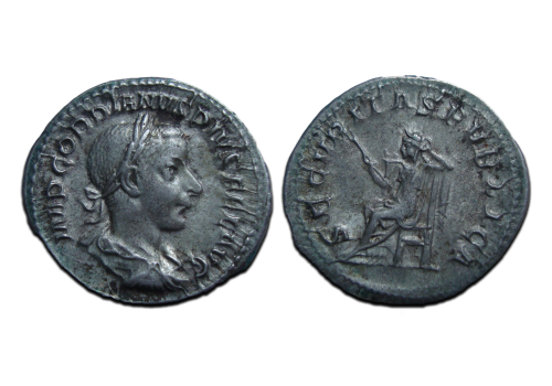 Gordianus III- denarius SECVRITAS ZELDZAAM! (MA2491)