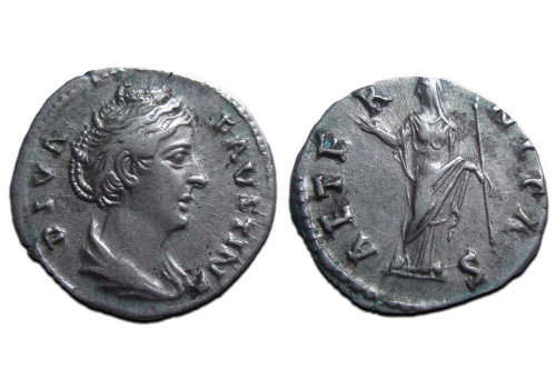 Faustina I - denarius AETERNITAS (MA2496)