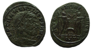 Maxentius - Castor en Pollux met Lupa Romana bijzonder! (ME2321)