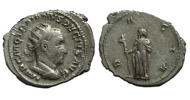Trajan Decius - DACIA  interessant en zware munt! (ME2336)