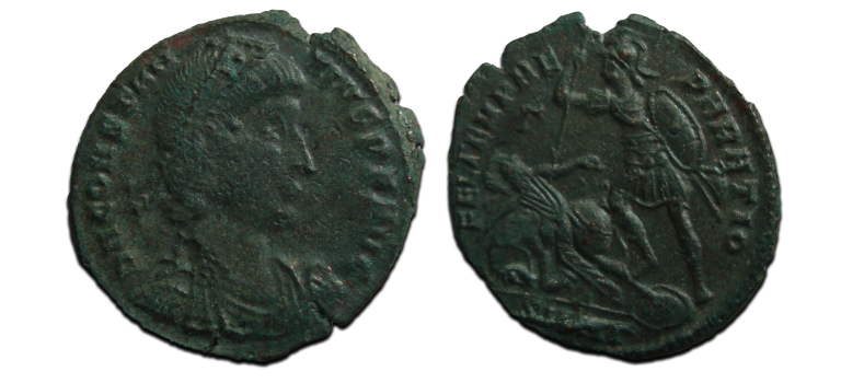 Constantius II - Gevallen ruiter, Nicomedia (ME2343)