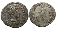 Caracalla - denarius offerende keizer SCHAARS (ME2348)