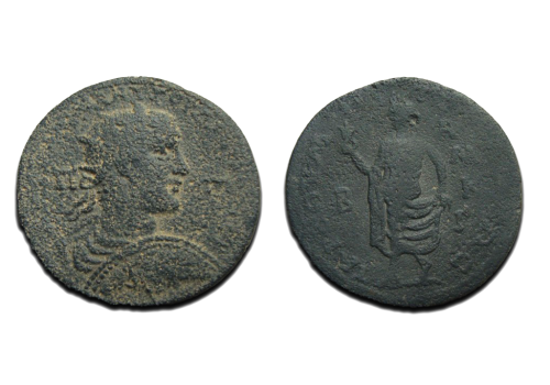 Gordianus III - ELPIS (Spes) grote munt 36 mm! (N2210)