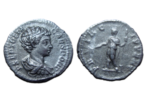 Geta - denarius de prins van de jeugd (N2308)