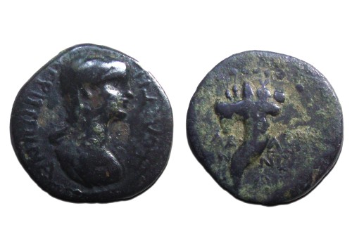 Agrippina II - sister of Caligula, wife of Claudius, mother of Nero  very rare (O2373)