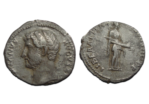 Hadrianus  - LIBERALITAS denarius buste niet in RIC! (O2390)