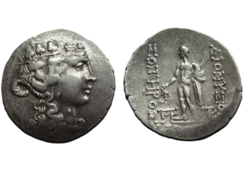 GREEK COINS  - Tetradrachm macedonian shield (O2392)