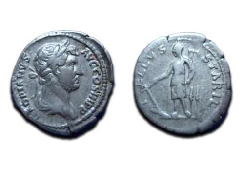 Hadrianus  - TELLVS STABIL bust not in RIC (s1841)