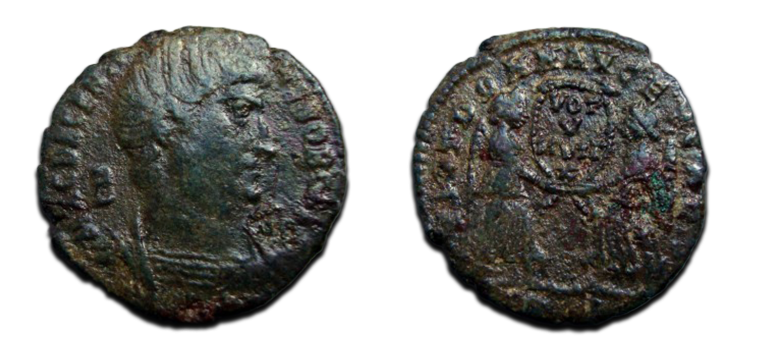 Decentius -  AE2 Rome schaars (S2231)