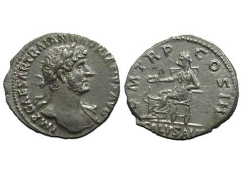 Hadrian  - SALVS AVG denarius extremely fine (S2310)