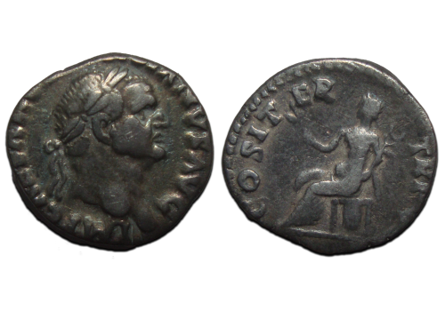 Vespasian - PAX denarius  (S2355)