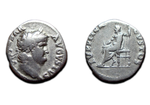 Nero - denarius Jupiter zeldzaam R! (X04)