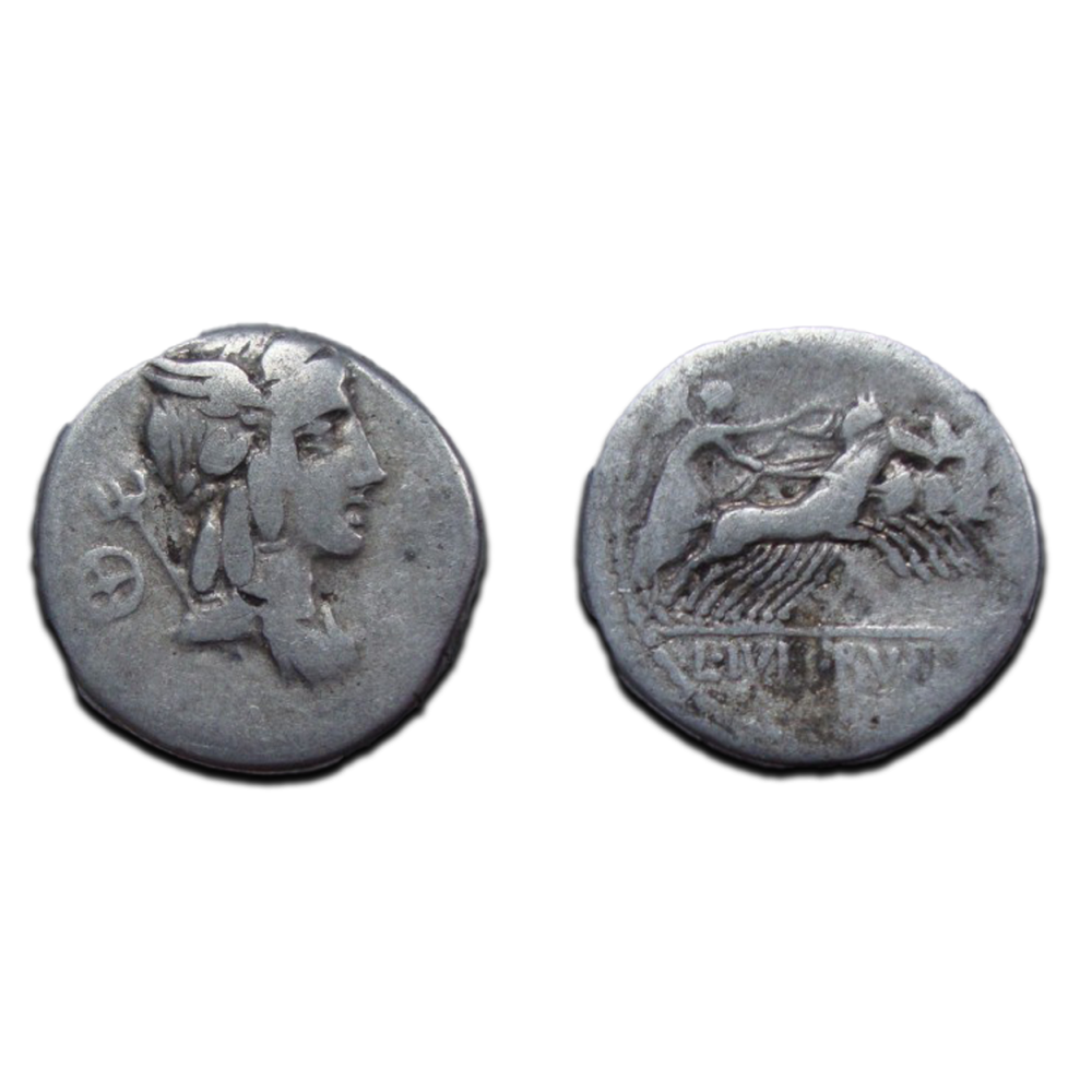 Romeinse republiek - denarius Julius Bursio 85 v. Chr. (D2164 ...