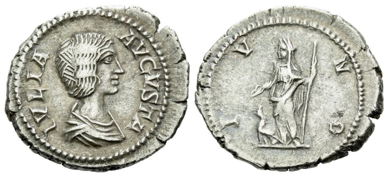 Julia Domna - Juno denarius (S2335)