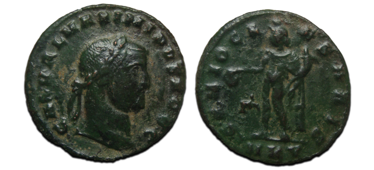 Maximinus II - Genio Caesaris schaarse munt!  (S2384)