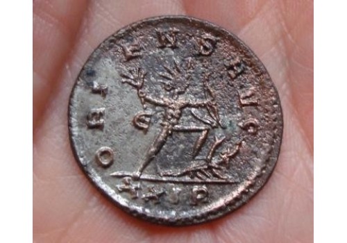Aurelianus -  Verzilverd ORIENS mooi portret! (470)