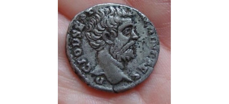 Clodius Albinus - Minerva ZELDZAME KEIZER! mooi zilver! (412)