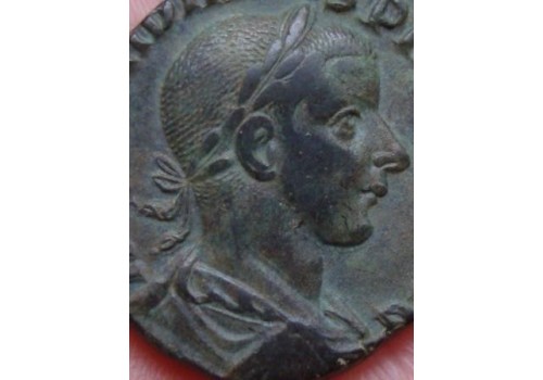 Gordian III- SESTERTIUS Laetitia almost EF