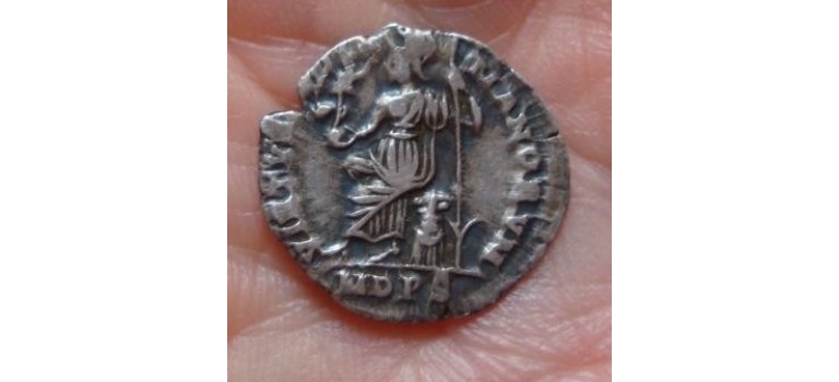 Honorius - zeldzaam SILQUA ZILVER ROMA!!!! (485)