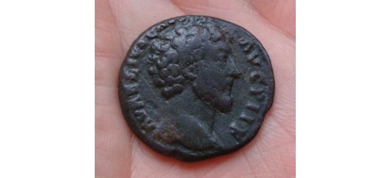 Marcus Aurelius- AE AS JONG PORTRET! (497)