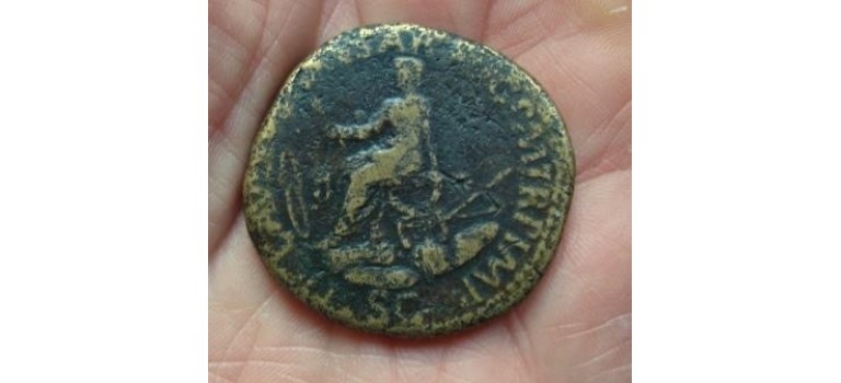 Nero Claudius Drusus - RARE SESTERTIUS!