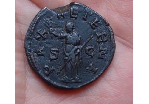 Philippus II - PAX AETERNA SESTERTIUS ZF! (522) 