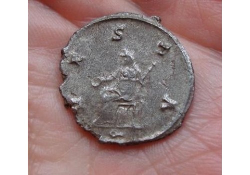 Salonina - VESTA verzilverd! zware munt (475)