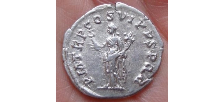 Trajanus- denarius Felicitas EF!