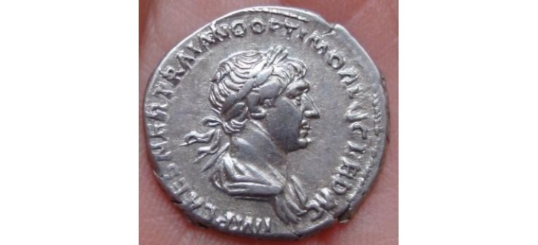 Trajanus- denarius Felicitas EF!