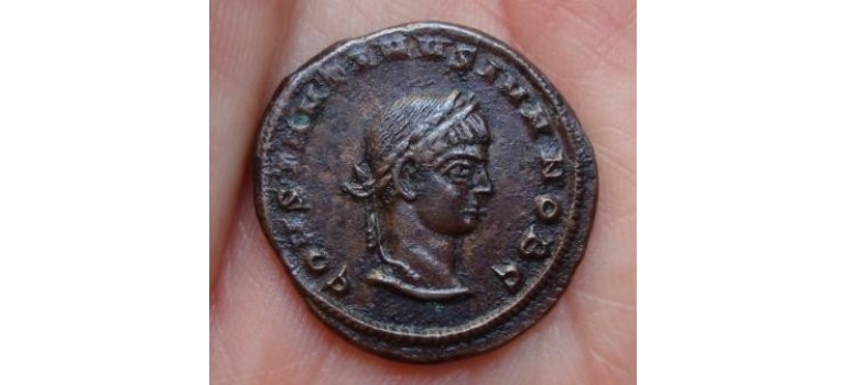 Constantinus II -VOT V zware munt! ZEER ZELDZAAM