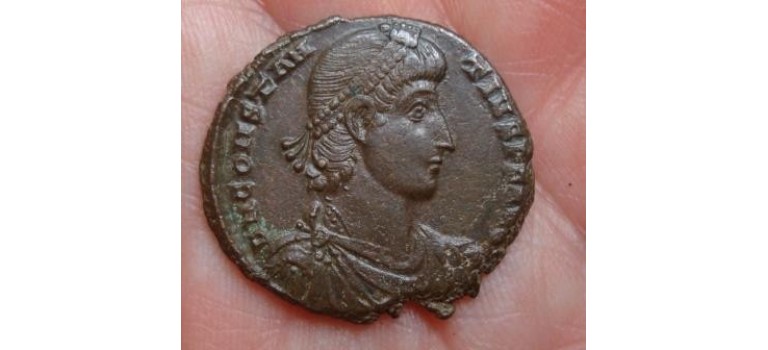 Constantius II - Gevallen ruiter, PRACHTIGE DETAILS