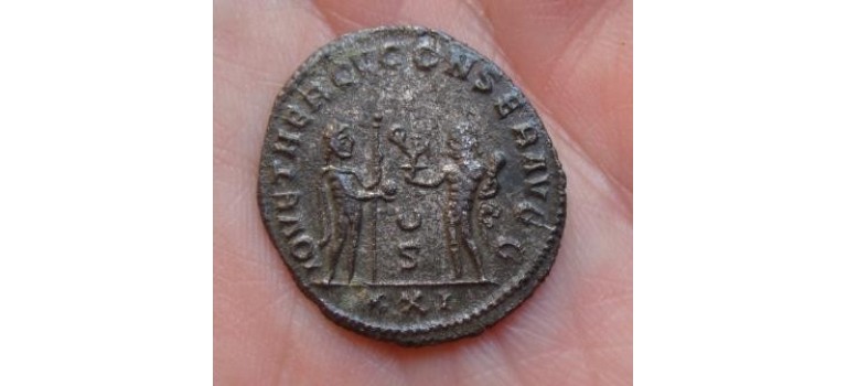 Maximianus  - Silvered Antoninianus JUPITER!