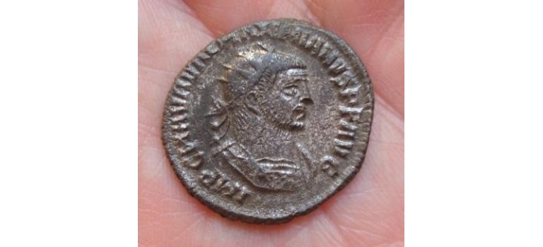 Maximianus  - Silvered Antoninianus JUPITER!