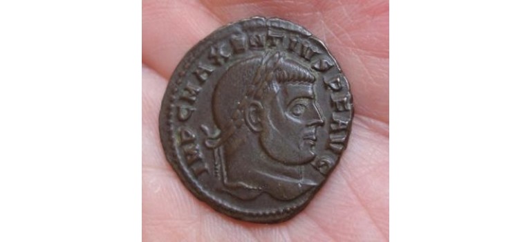 Maxentius  - Castor en Pollux bijna prachtig (788)
