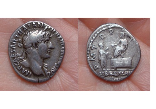Hadrianus  -  LIBERAL AVG III rare!  (N1563)