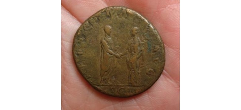 Hadrianus SESTERTIUS - Felicitas ZELDZAAM