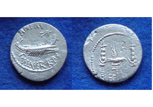 Marcus Antonius - Galei en standaards! LEG X gelegerd in Nijmegen! (F1830)