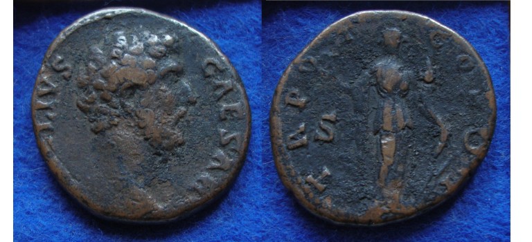 Aelius - Rare Caesar FORTUNA SPES scace (F1832)
