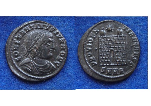 Constantinus II - kamppoort Heraclea schaars (MA1802)