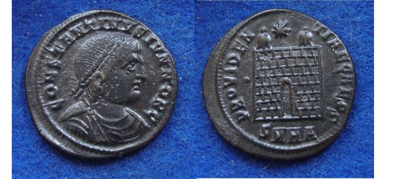 Constantinus II - kamppoort Heraclea schaars (MA1802)