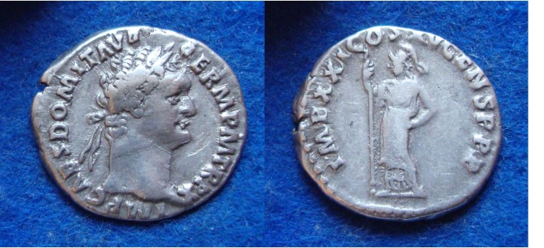 Domitianus- Minerva cos XV (MA1805)