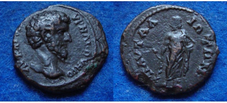 Lucius Verus - Asklepios Pautalia very rare (MA1806)