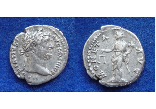 Hadrianus  - MONETA denarius (MA1812)