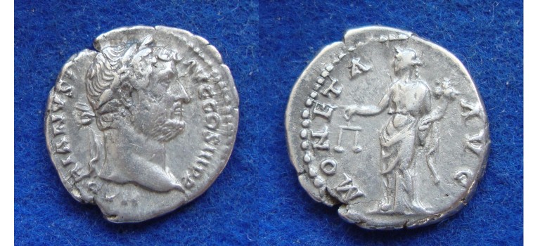 Hadrianus  - MONETA denarius (MA1812)