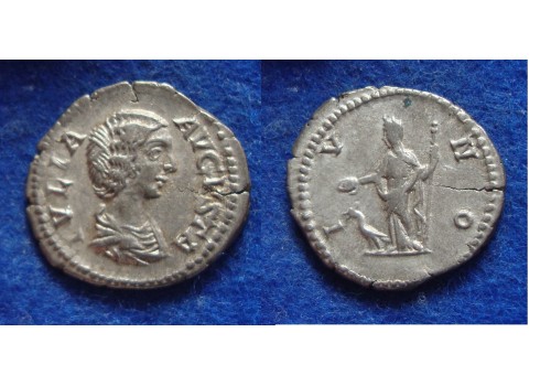 Julia Domna - Juno denarius (MA1821)